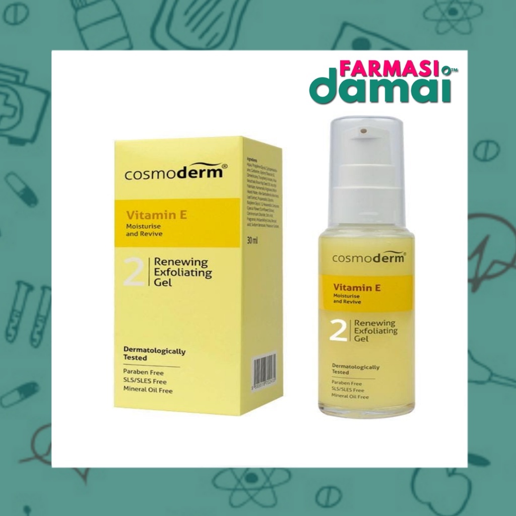 COSMODERM VITAMIN E RENEWING EXFOLIATING GEL 30ML Shopee Malaysia