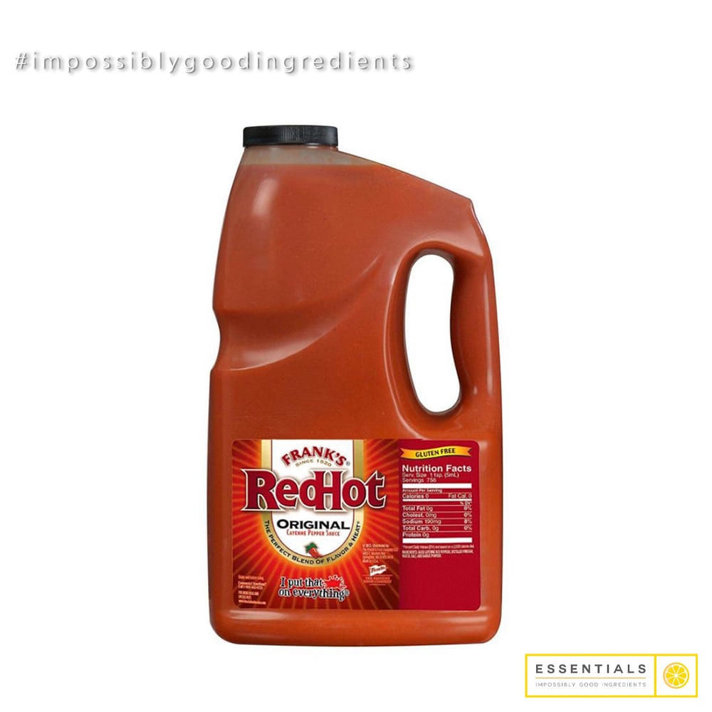 FRANK'S Redhot Original Cayenne Pepper Hot Sauce 3.78L Shopee Malaysia