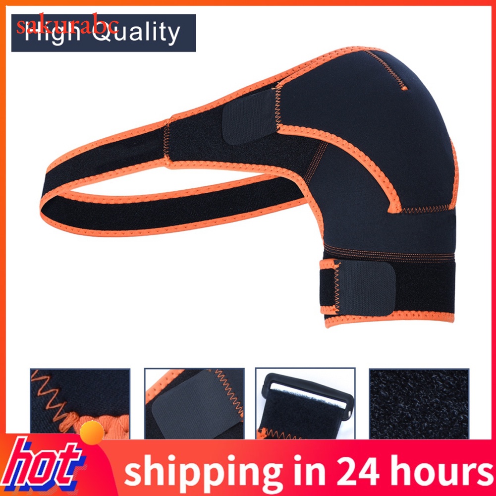 Wrap Support Shoulder Brace Gym Joint Compression Strap Sport Adjustable Bandage