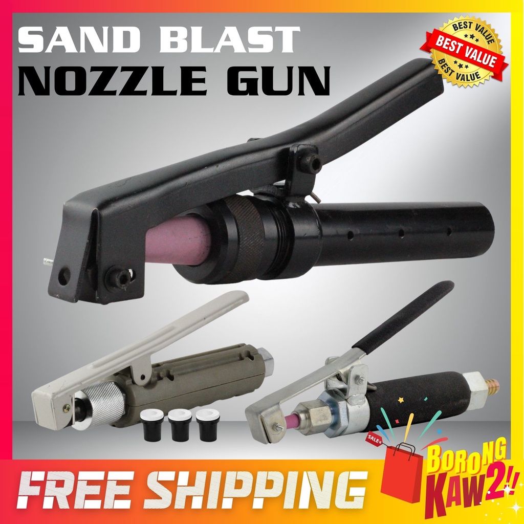 Abrasive Sand Blast Nozzle Gun Valve Kit Blaster Blasting Machine ...