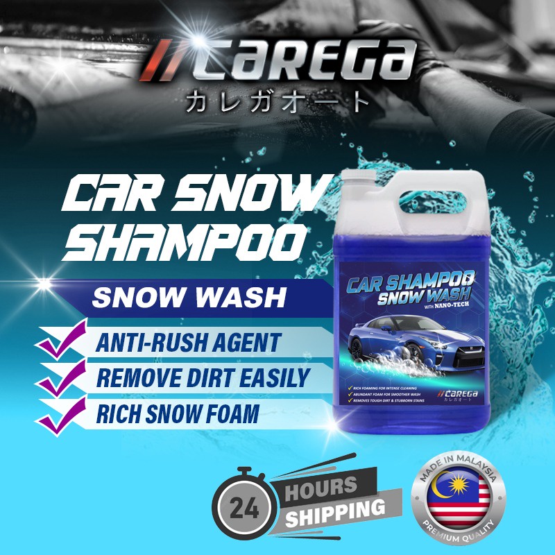 CAREGA Car Shampoo Snow Wash Car Wash Shampoo Snow Foam Bubble Wash