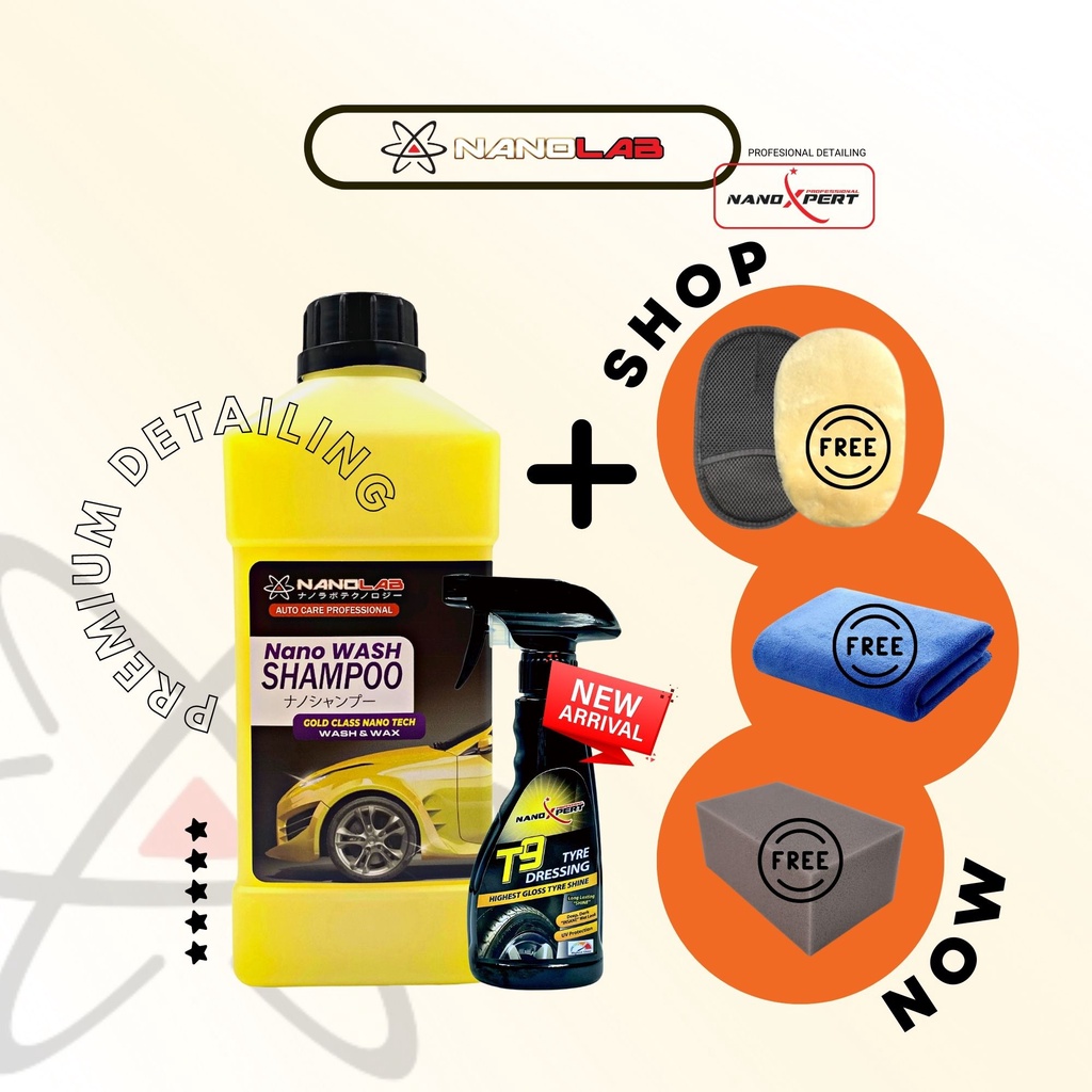 [NANOLAB/NANOXPERT] T9 Tyre Dressing (300ML) | Rubber Tire Shine ...