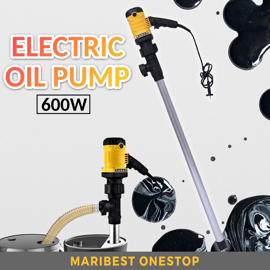 Portable Oil Pump Electric Oil Pump Oil Extractor Pump Drum Pump Electric Barrel Pump Pam Minyak Elektrik