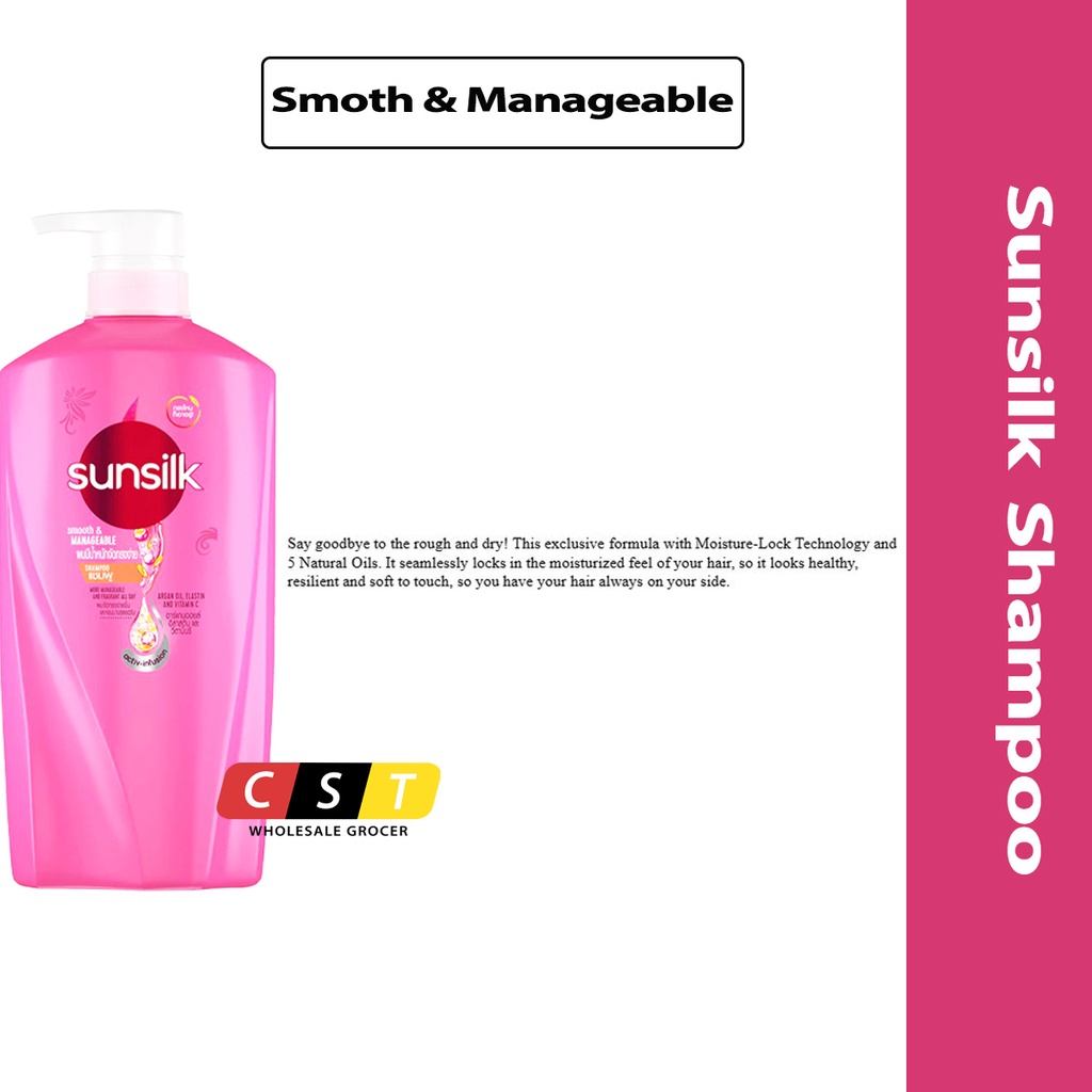 Sunsilk Hair Shampoo Smooth And Managable 625ml Shopee Malaysia 8928