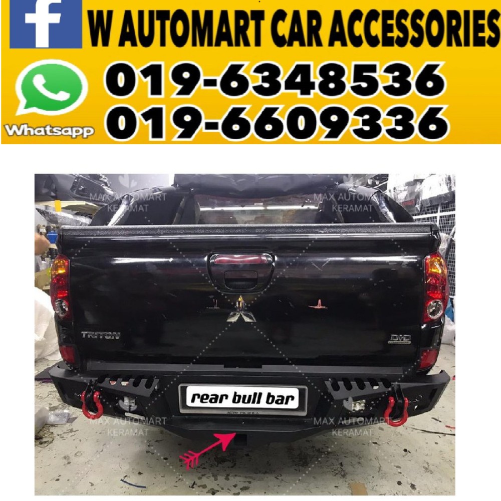 ?MITSUBISHI TRITON REAR BUMPER BULL BAR | Shopee Malaysia