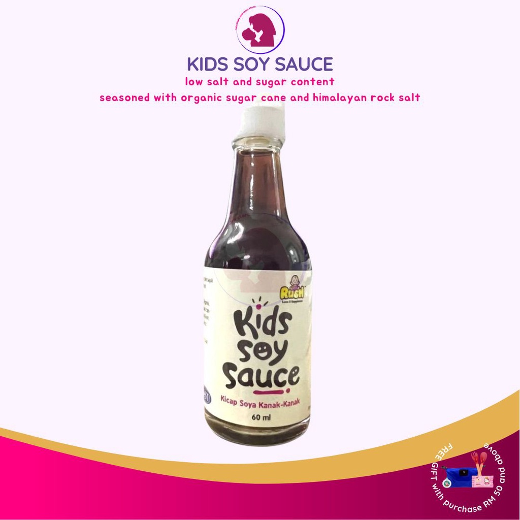 Rush Baby Food Kids Soy Sauce Kicap Soya Baby dan KanakKanak ( 12
