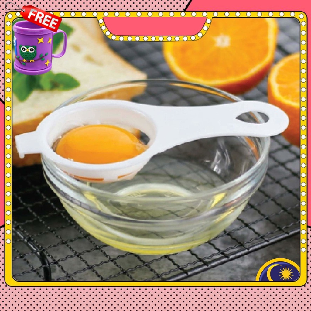 FREE GIFT 1pc Kitchen Material Plastic Egg Yolk White Separator Used To Make Cake/Ala {SELLER}