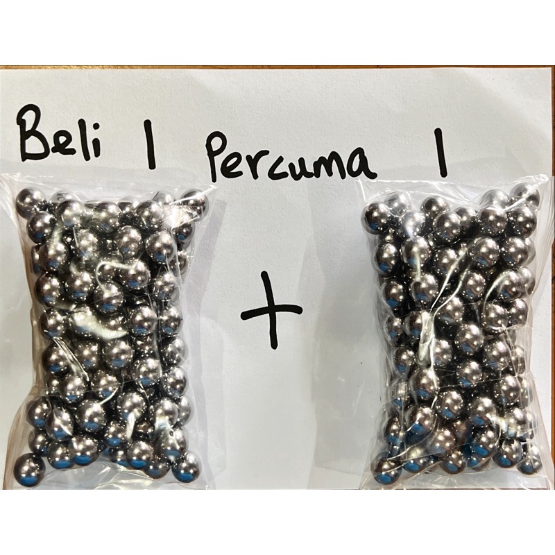 8mm steel ball bearing beli 1 percuma 1 total 200biji（for motorcycle use only）