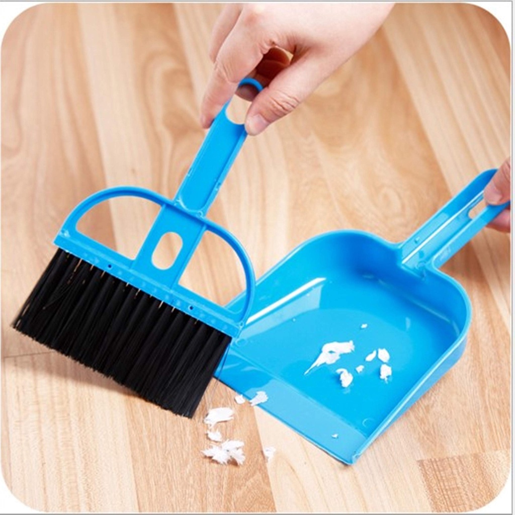 Household Desktop Keyboard Hangable Mini Cleaning Brush Broom Set / Multifunctional Desk Sweep