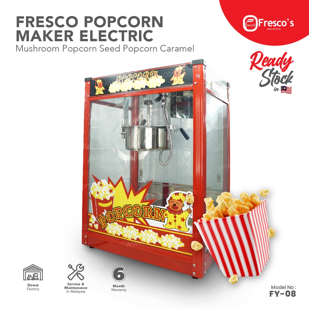 [READYSTOCK] Popcorn Maker Mushroom Popcorn Seed Popcorn Machine Popcorn Caramel Gula Mesin