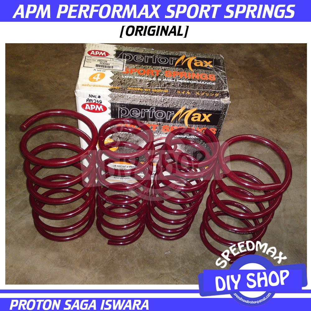 Proton Perdana V Saga Iswara Proton Wira Original Apm Performax Sport Coil Springs