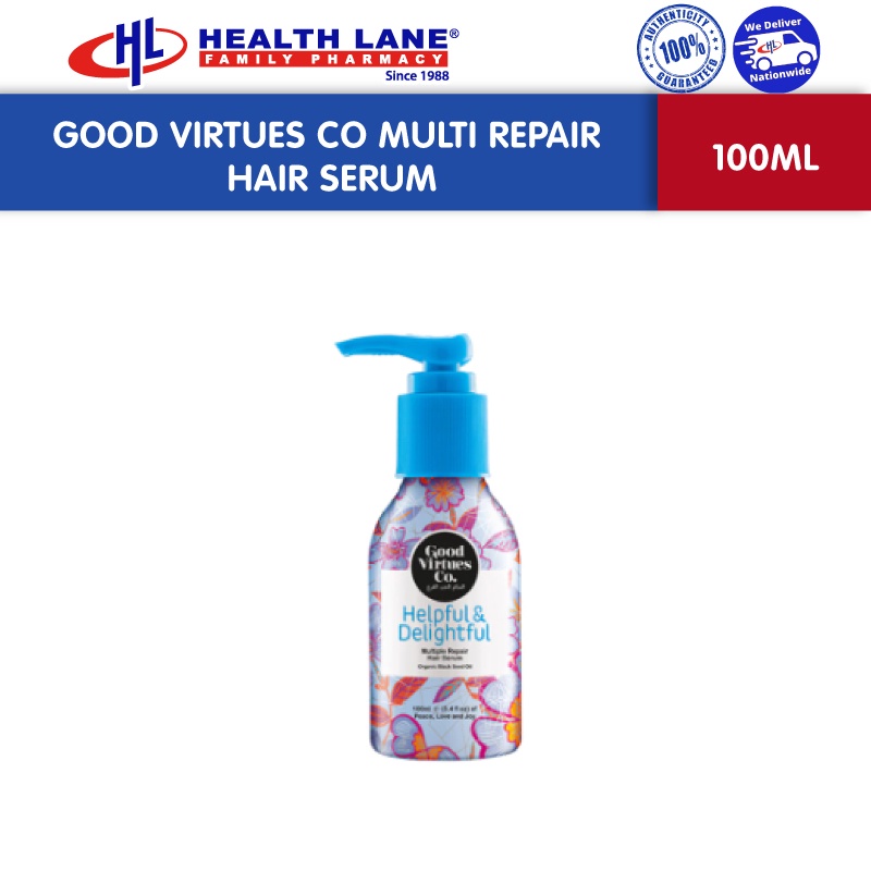 Good Virtues Co Multi Repair Hair Serum (100ml) Shopee Malaysia