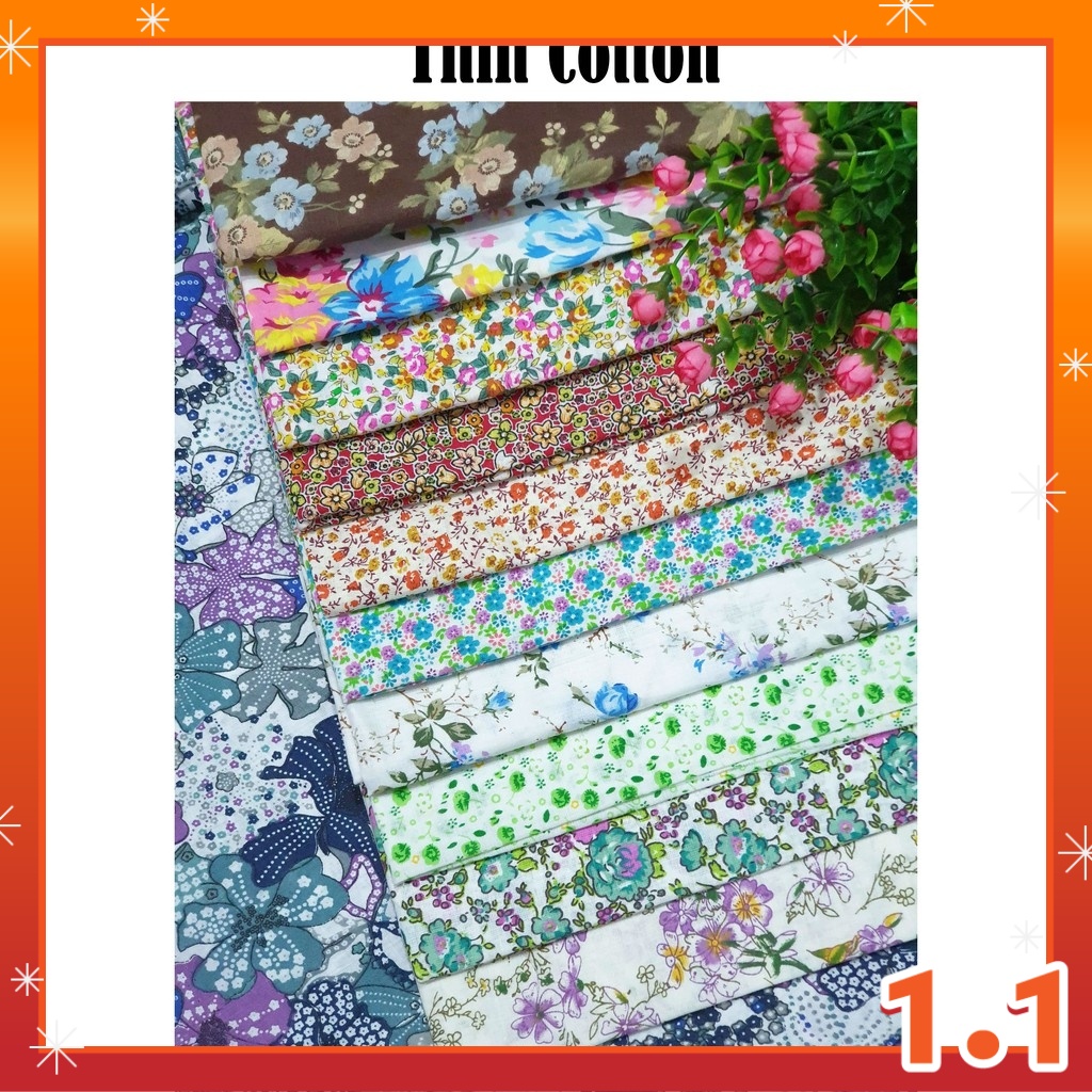 Thin Cotton Fabric Kain for Bag Lining Shopee Malaysia