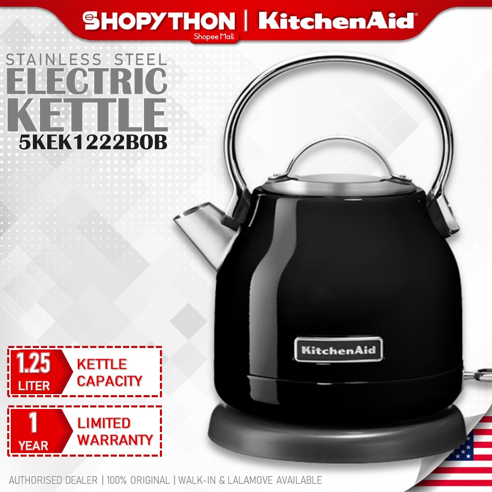 KITCHENAID Electric Kettle 5KEK1222BOB Onyx Black (1.25L/2200W