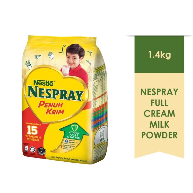 Lowest price! Nestle Nespray Full Cream Milk Powder 1.4kg / 480g