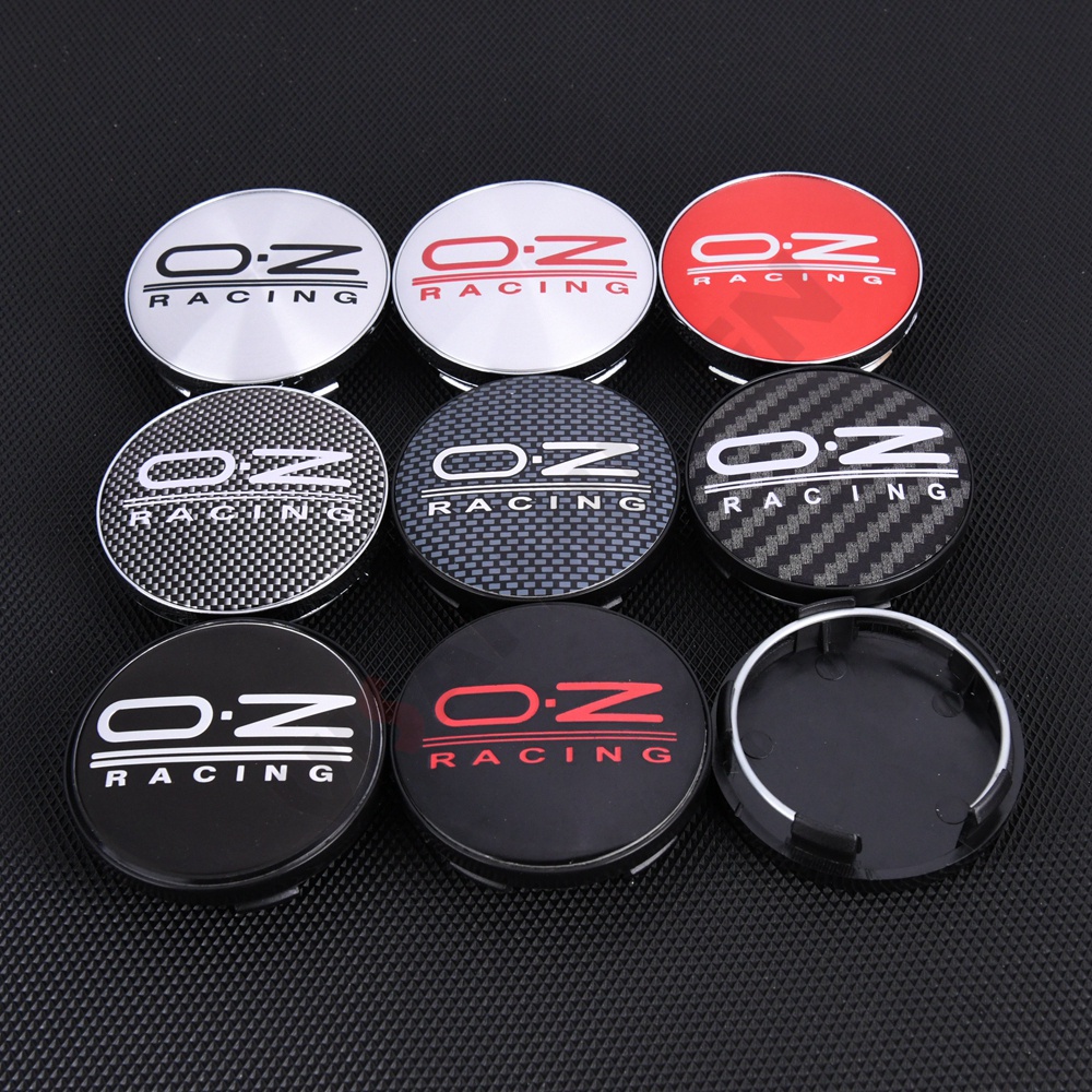 4PCS Rim Wheel Cap 58MM/53MM Wheel Center Cap OZ Logo Sticker Wheel