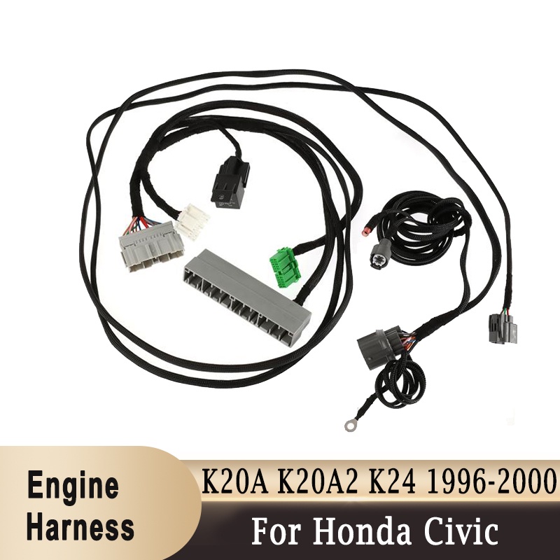 K20A K20A2 K24 KSwap Engine Conversion Harness Wire For Honda Civic EG