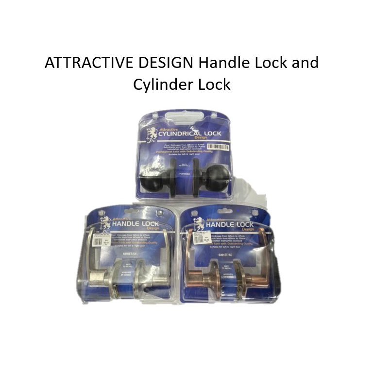ATTRACTIVE DESIGN Handle Lock and Cylinder Lock | Shopee Malaysia