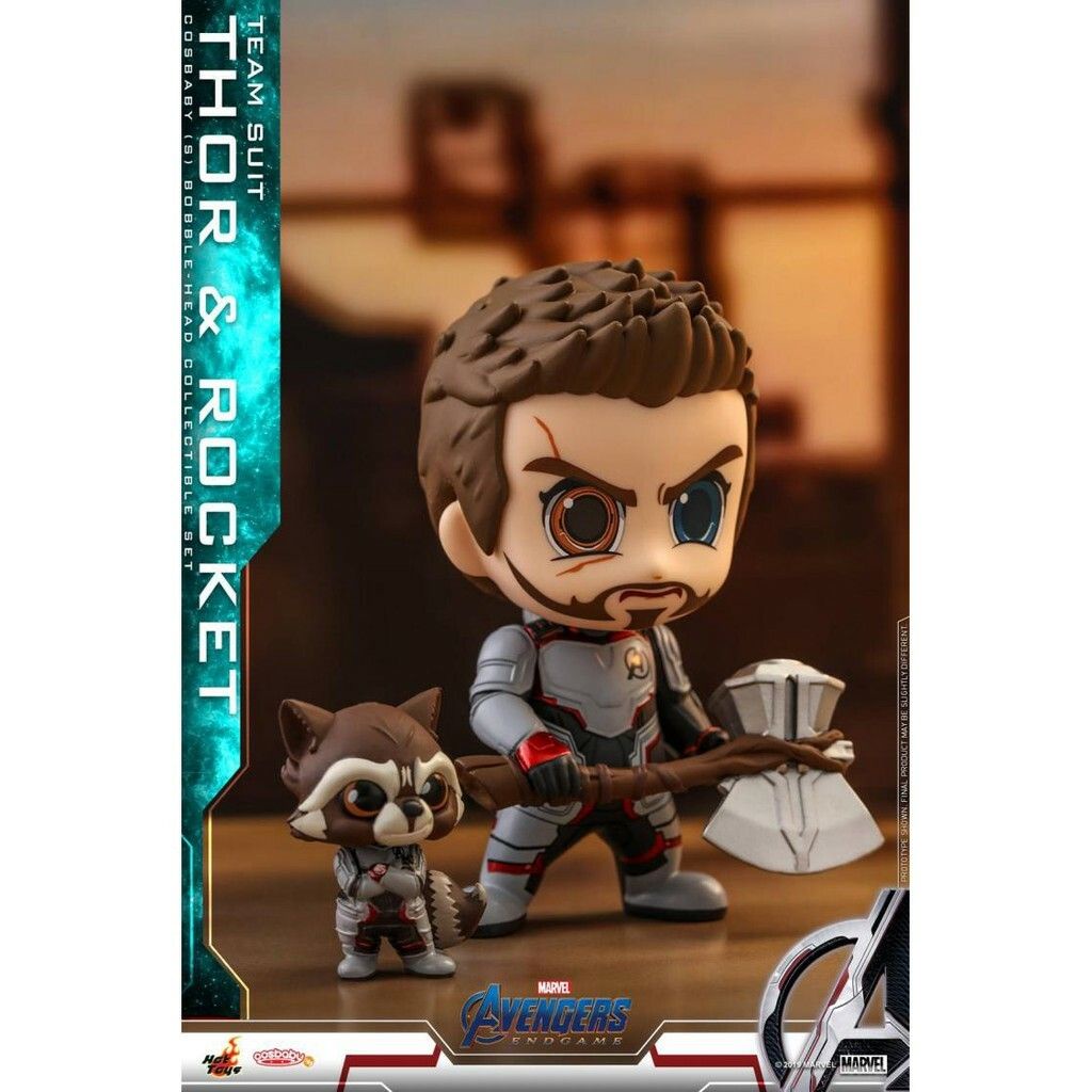 【HOT TOYS】COSB550 - Avengers: Endgame - Cosbaby (S) Bobble-Head Series - Thor & Rocket