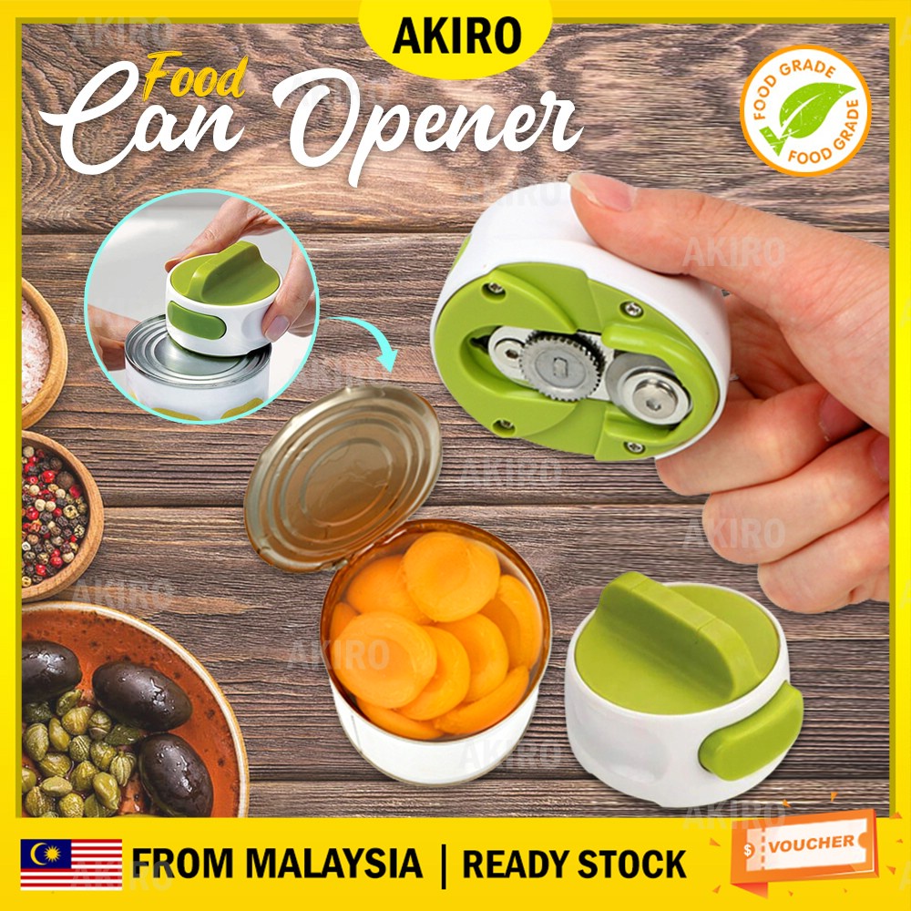 AKIRO Portable Tin Lid Opener Can Opener Knife Kitchen Utility Gadget Multipurpose Labor-Saving Pembuka Tin 开盖器