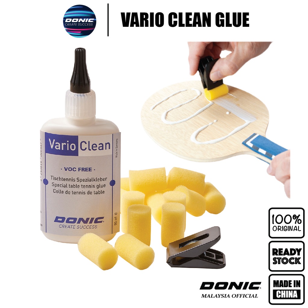 Donic Vario Clean WaterBased Glue Table Tennis Glue Shopee Malaysia