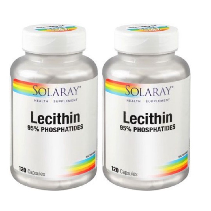 SOLARAY LECITHIN 95 PHOSPHATIDES CAPSULES (2X120'S / 1X120'S) Shopee