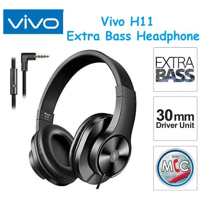 FREE GIFT Vivo H11 Headphone Extra Bass Quality He