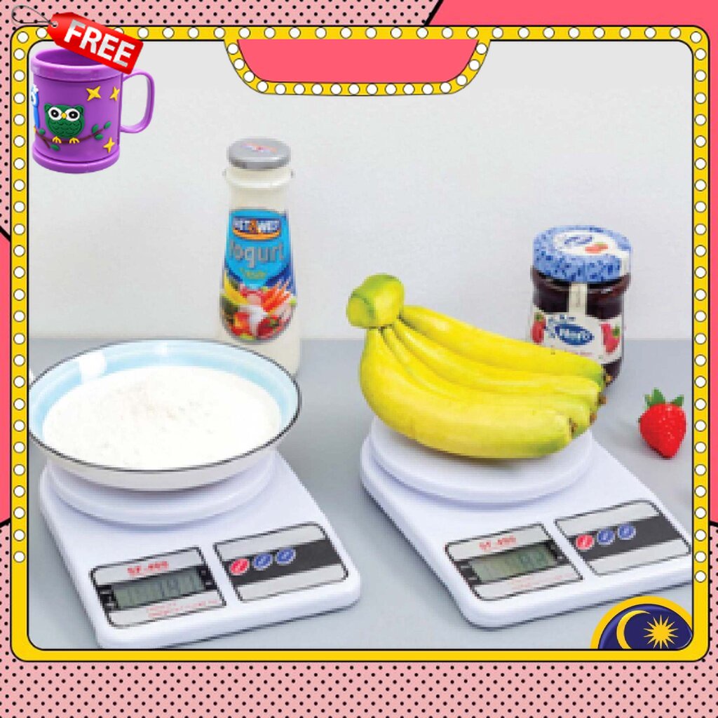 FREE GIFT   SF-400  Kitchen Scale (Maximum up to10kg) / Baking Scale Kitchen Use {SELLER}