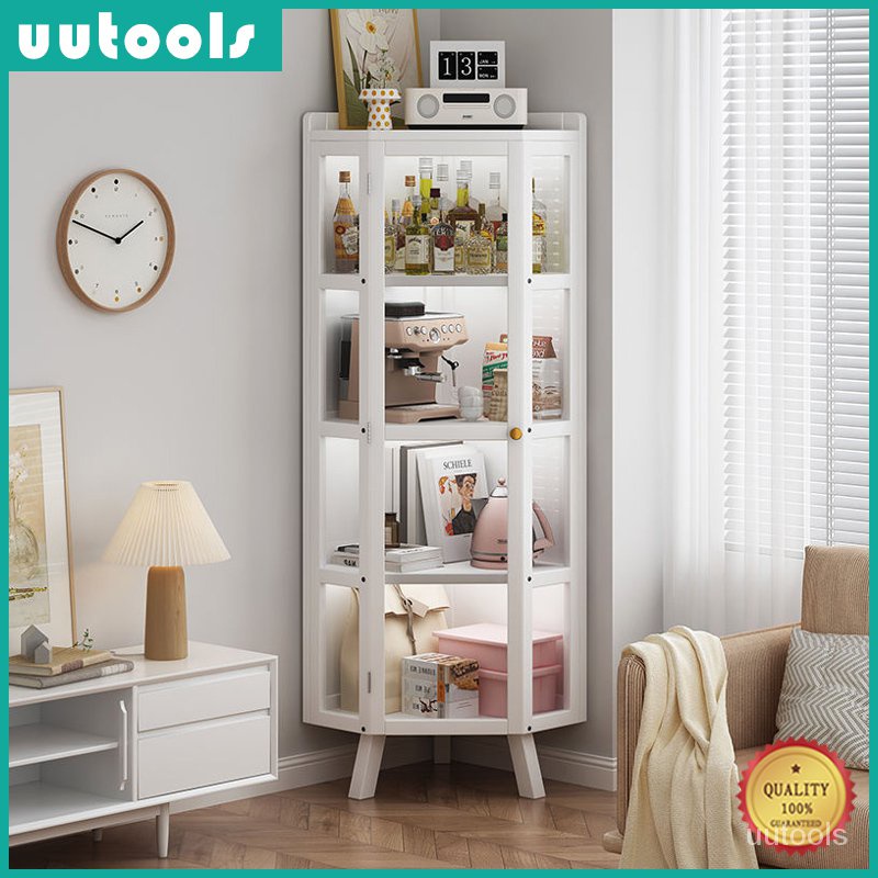 Gundam display case Corner Shelf dustproof Book Shelf Book