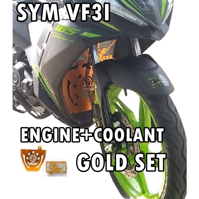 Sym VF3i 185 ENGINE COVER & COOLANT NET SYM VF3i Engine Cover / Coolant ...