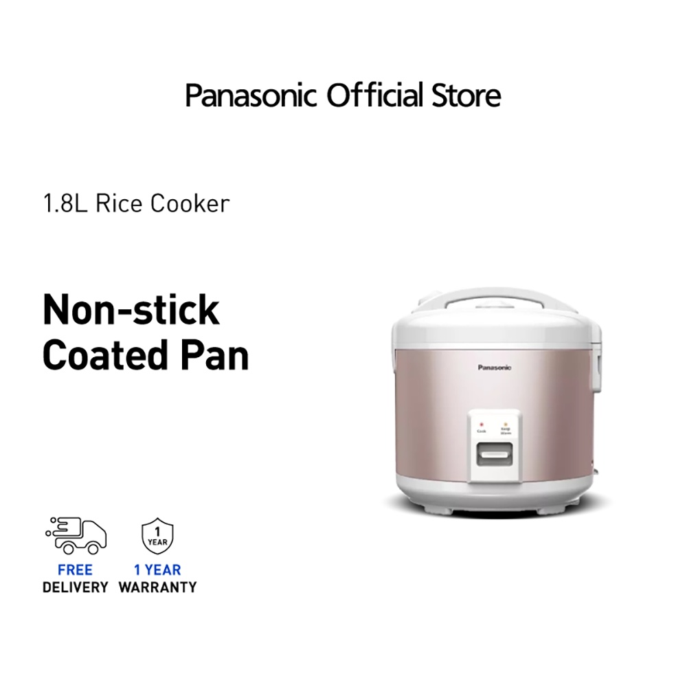 PANASONIC SR-RN188 Rice Cooker 1.8L Non Stick SR-RN188SSL Keep Warm Detachable Steam Vent Inner Lid Periuk Nasi 電飯鍋