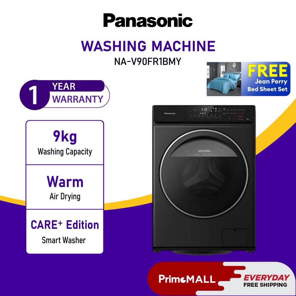 PANASONIC NAV90FR1 CARE+ EDITION 9KG FRONTLOADING WASHING MACHINE NA