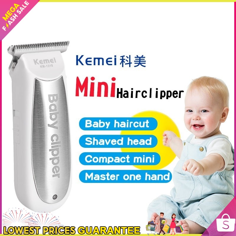 *100% ORIGINAL* KM-1318 Professional Electric Baby Silent KEMEI Trimmer Hair Clipper Baby Hair Cutting Machine Clipper