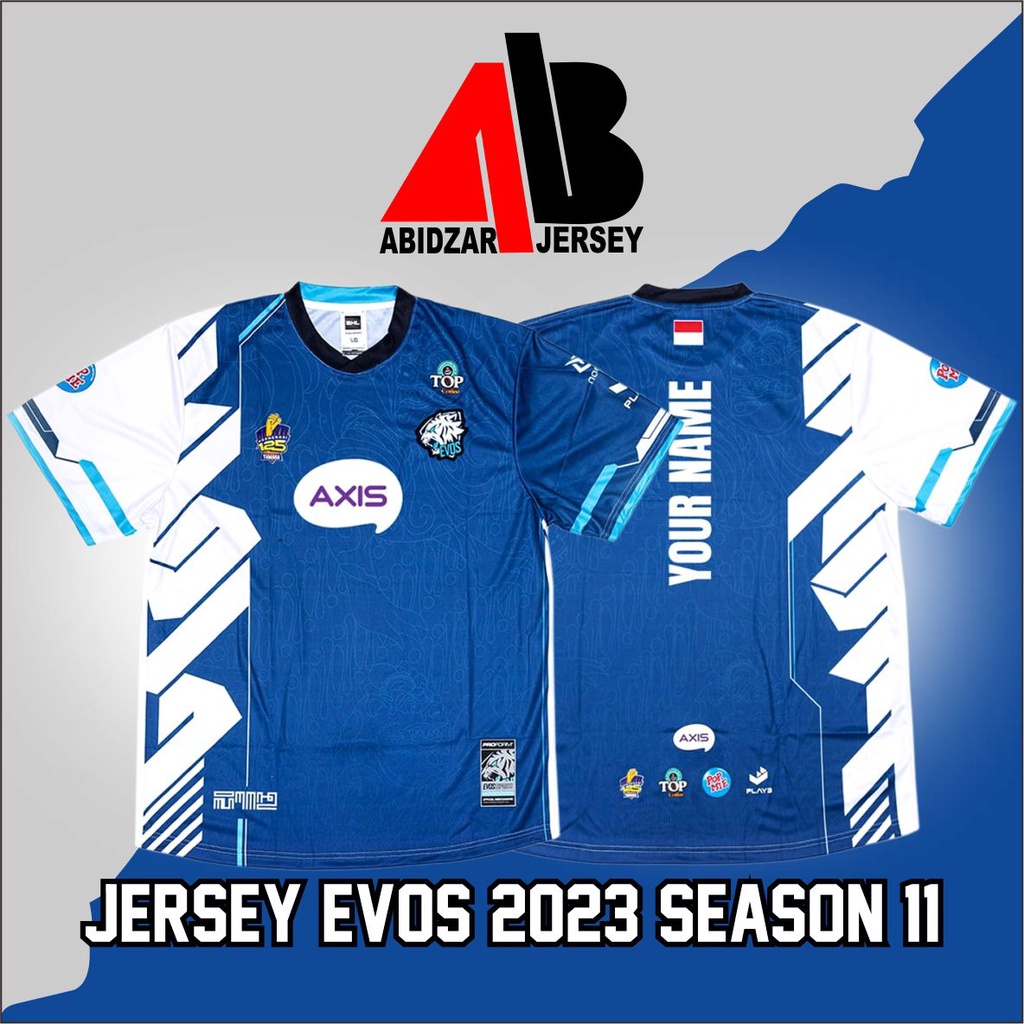 Evos JERSEY EVOS EVOS EVOS TShirt 2023 SEASON 11 Shopee Malaysia
