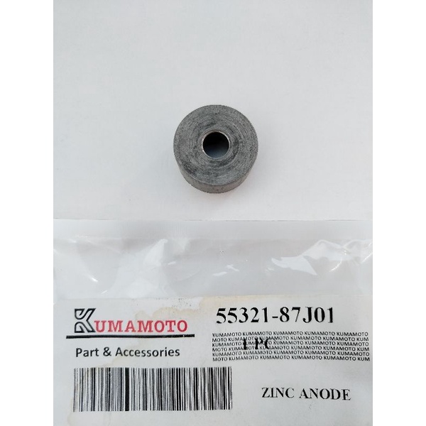 Anode Zinc Plaque Suzuki DF60-300(01-10) - DT115 -DT140(96-01) - OEM:55321-87500