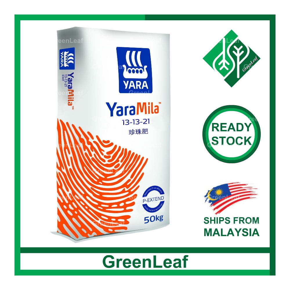 50KG YaraMila 13-13-21 Yara Baja Buah Bunga Fruit Flower Compound ...