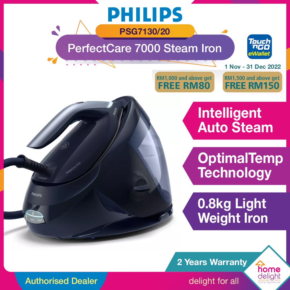 Philips PerfectCare 7000 Series Steam Generator Iron (With New Motion ...