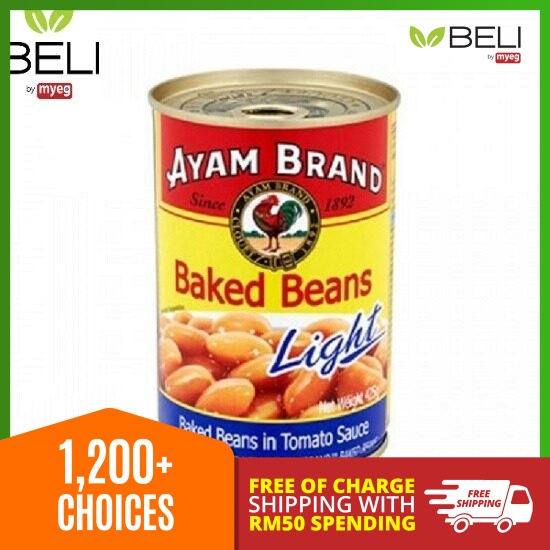 Ayam Brand Baked Beans (Light) (425g) | Shopee Malaysia