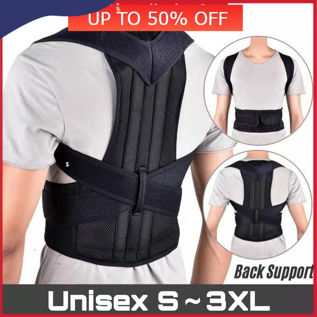 🎁KL STORE✨ _Back Support Belt Posture Shoulder Correction Align Relieve Pain UNISEX Li