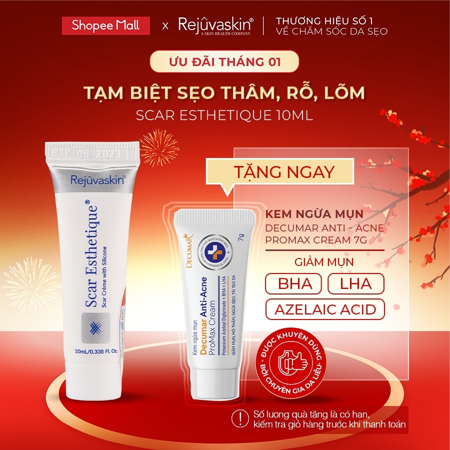 Cream To Remove Dark Scars, Fill Pitting Scars, Concave Scars Esthetique Rejuvaskin Shopee