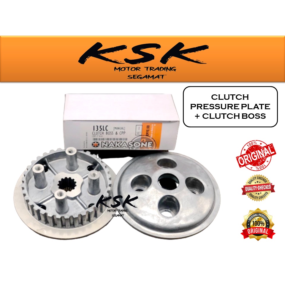 MANGKUK CLUTCH BOSS CLUTCH PRESSURE PLATE Y15/Y110/Y100/SRL110/SRL115