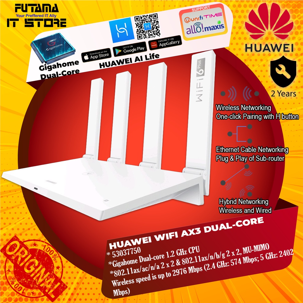 Huawei Wifi Ax3 Dual Core Wifi Ax3 3000mbps Wi Fi 6 Plus Dual Band