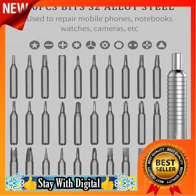 🌹[Local Seller] EXTRA GIFT DELETE OK NEWVIPPIE 31 in 1 Mini Precision Magnetic Screwdriver Set Computer PC Mobile Phone