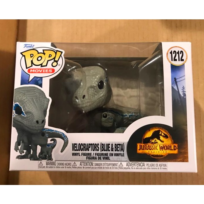 Funko Pop Jurassic World Dominion Velociraptors Blue And Beta 1212 Shopee Malaysia 