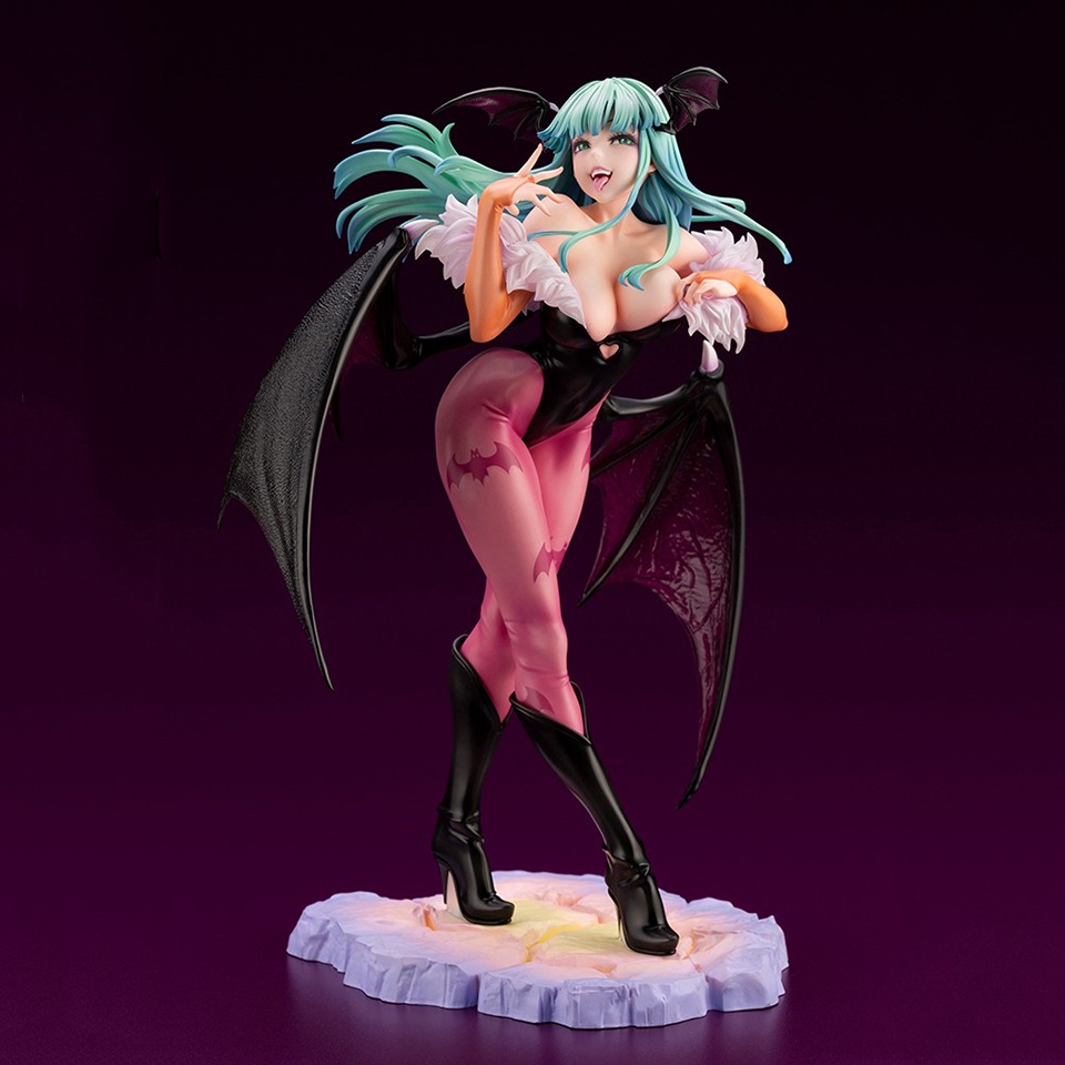 Genuine Vampire 23cm Morrigan PVC Action Figurine Statue Collection Decor Model Toy For Children