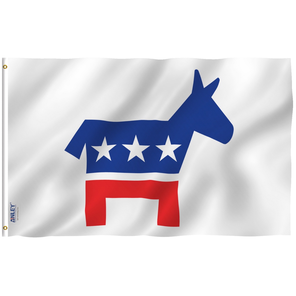 Anley 3x5 Ft Democratic Party Flag