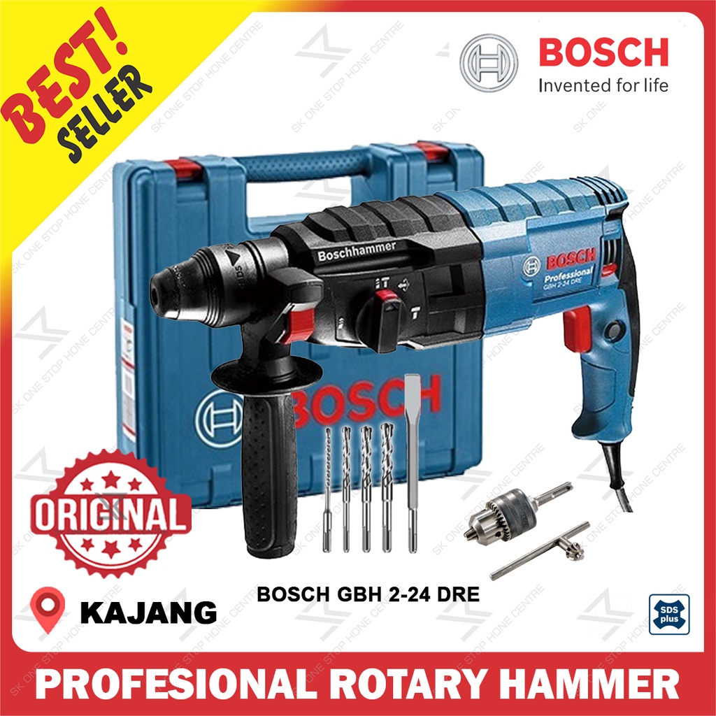 BOSCH Rotary Hammer Drill GBH 224 DRE Shopee Malaysia