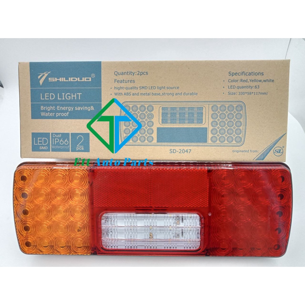 Lumpu Led Shiliduo Tail Lamp Sd2047 Tata 12v24v With License Lamp