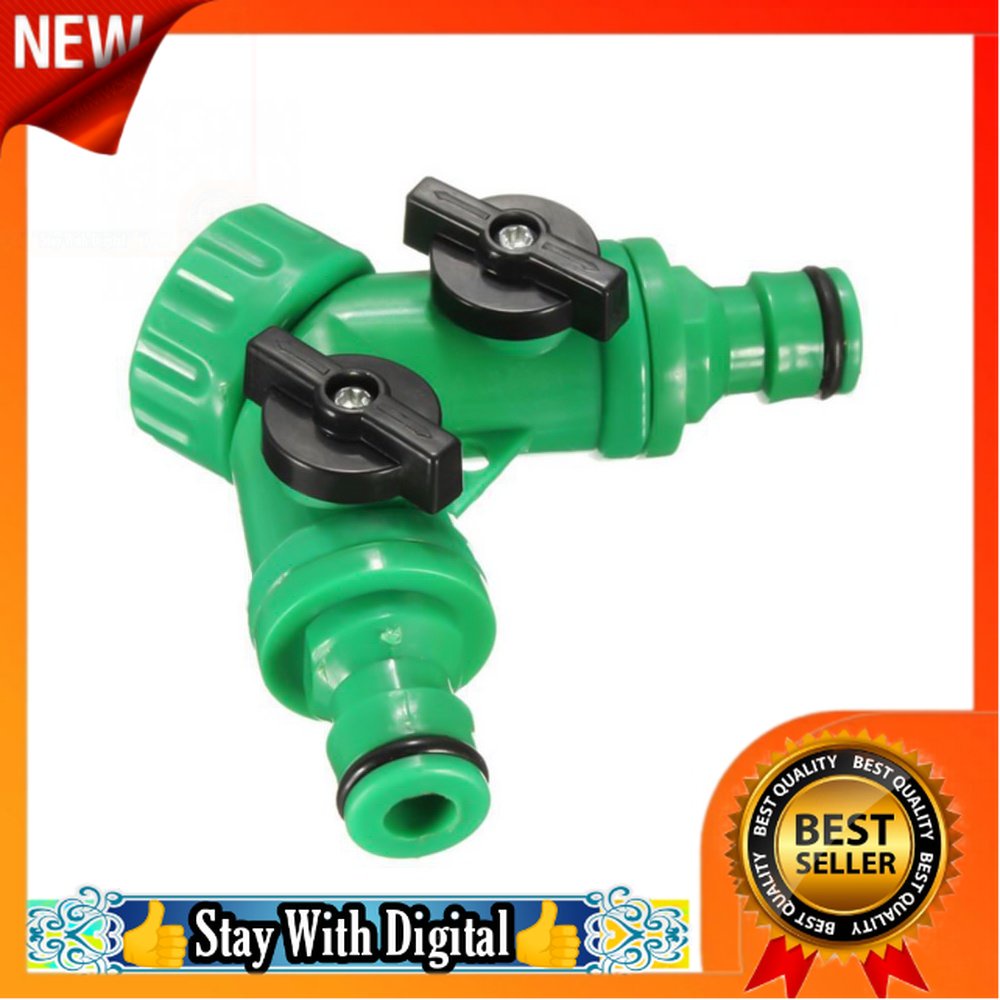 FREE POS 🌹[Local Seller] Two Way Garden Hose Connector Y-Shaped Pipe Connector Adaptor Pipe Splitter Two