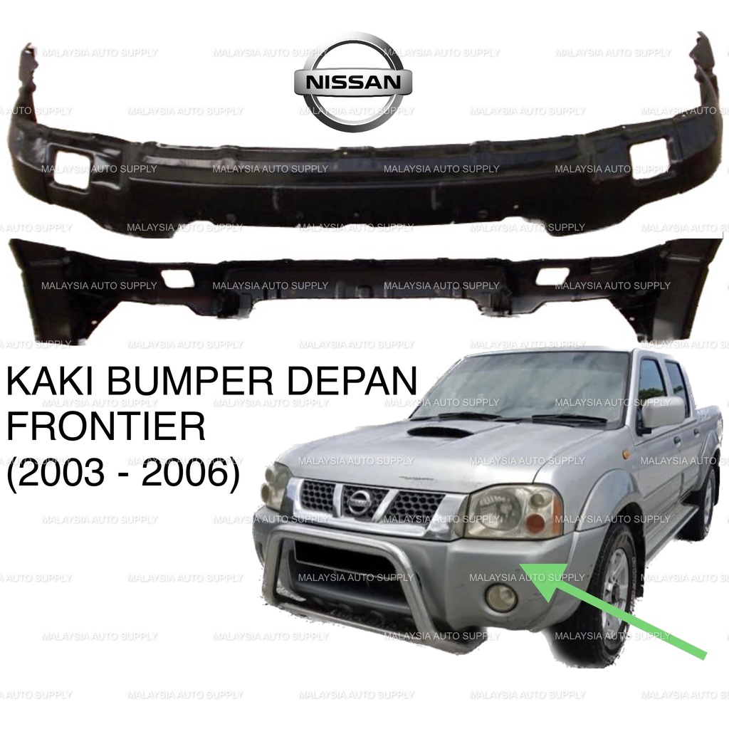 NISSAN FRONTIER ( 2003 ) BUMPER REINFORCE (NEW) FRONT DEPAN KAKI BUMPER 2004 2005 2006